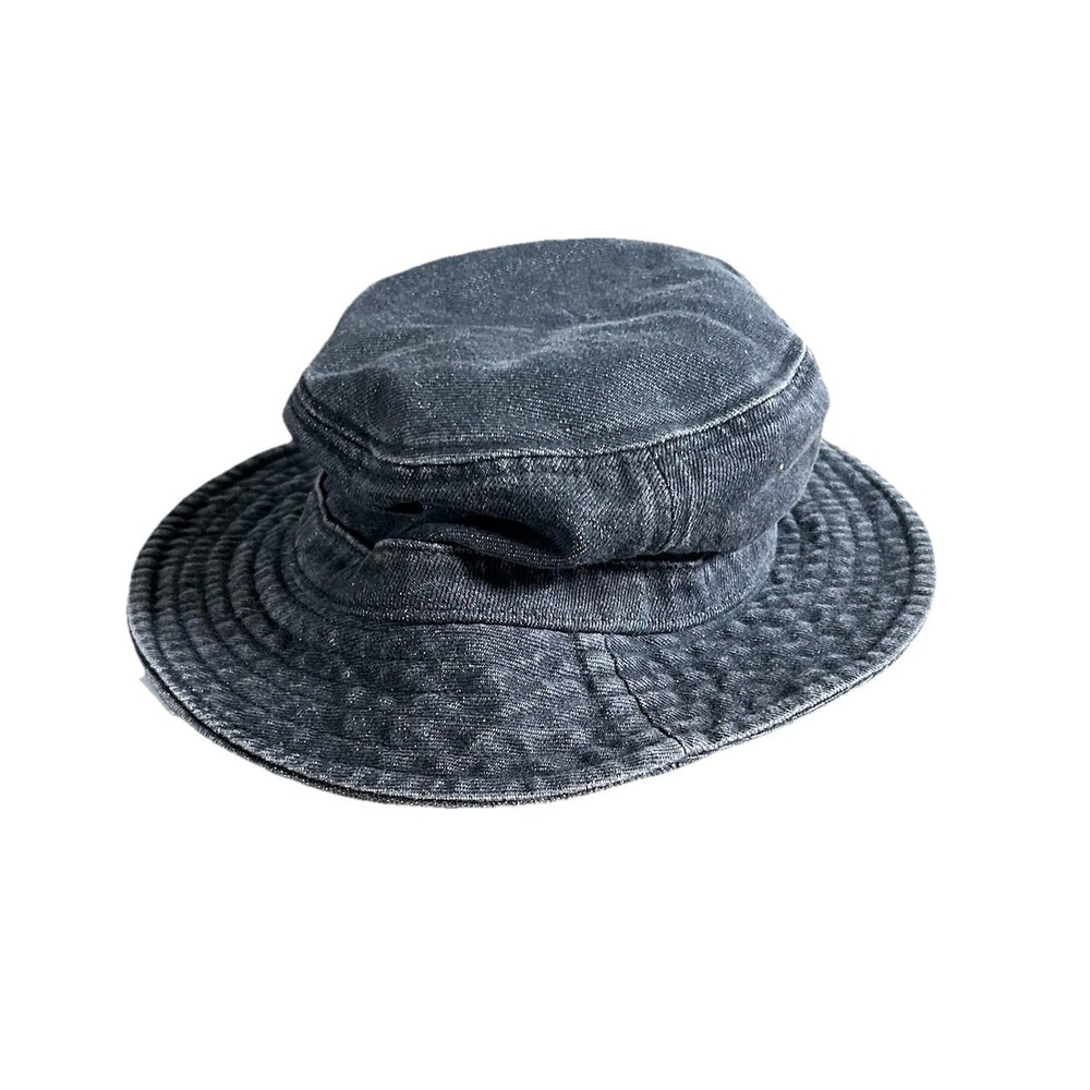 Aritzia TNA NWOT Bucket Hat Black Jean Denim S/M Cotton